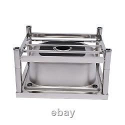 1 Compartment Commercial Utility Sink Stainless Steel Basin Hand Wash Kitchen