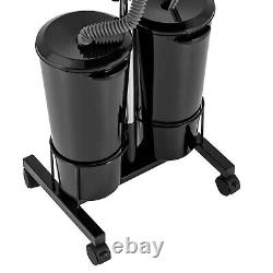 Backwash Shampoo Bowl Basin Portable Hairdress Spa Salon Hair Washing Sink Black