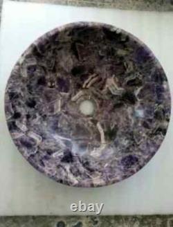 Buy Amethyst Stones Wash Basin / Counter Top Sink / Kitchen Round Wash Basin