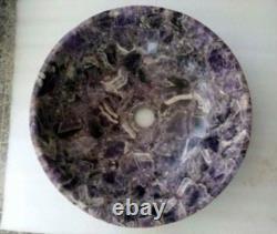 Buy Amethyst Stones Wash Basin / Counter Top Sink / Kitchen Round Wash Basin