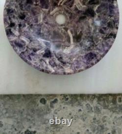 Buy Amethyst Stones Wash Basin / Counter Top Sink / Kitchen Round Wash Basin