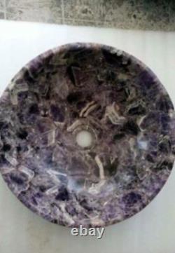 Buy Amethyst Stones Wash Basin / Counter Top Sink / Kitchen Round Wash Basin