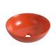 Ceramic Countertop Art Wash Basin, Vessel Sink(matt Hermes Orange)