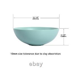 Ceramic Countertop Art Wash Basin, Vessel Sink(Matt Light Green)