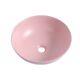 Ceramic Countertop Art Wash Basin, Vessel Sink(matt Light Pink)