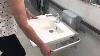 Demonstration Adjustable Sink Wash Basin Vertical Pressalit