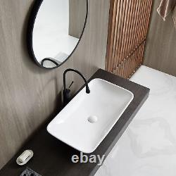 Eridanus Vitreous China Bathroom Vessel Sink Countertop Vanity Wash Basin Bowl