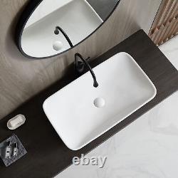 Eridanus Vitreous China Bathroom Vessel Sink Countertop Vanity Wash Basin Bowl