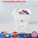 Freestanding Utility Sink Laundry Tub Floor Mount Wash Bowl Basin & Faucet Drain