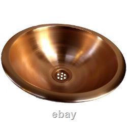 Gold Bright Polished Satin copper sink Wash Bowl Basin Toilet Repair Washbowl