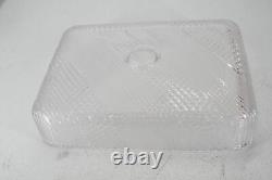 KunMai Glass Bathroom Transparent Wash Rectangle Vessel Sink Counter Top