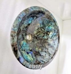 Labradorite Sink, Wash Basin Round Shape Bathroom & Kitchen Decor Wash Basin Art