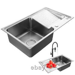 Laundry Pool Balcony Household Stainless Steel Laundry Sink Wash Basin