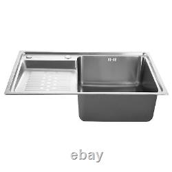 Laundry Sink Steel Garden Laundry Basin Kitchen Wash Fruit Basin 66x45cm