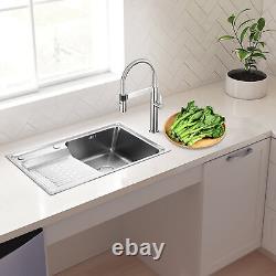 Laundry Sink Steel Garden Laundry Basin Kitchen Wash Fruit Basin 66x45cm