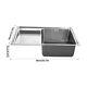 Laundry Sink Steel Laundry Outdoor Garden Garages Kitchens Bathroom Wash Basin