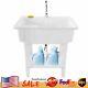 Laundry Sink Wash Tub Basement Worksite Basin Utility Sink +faucet Freestanding