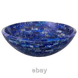 Marble Sink, Wash Basin, Marble Stone Sink, Natural Lapis Lazuli inlay Stone Deco