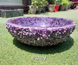 Natural Amethyst wash Basin Sink / Beautiful Natural Handmade Wash Basin Sink