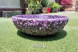 Natural Amethyst wash Basin Sink / Beautiful Natural Handmade Wash Basin Sink