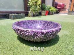 Natural Amethyst wash Basin Sink / Beautiful Natural Handmade Wash Basin Sink