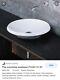 Play Lavabo Wash Basin Sink Vanity Countertop Sink Hand Sink Made In Italy Nib