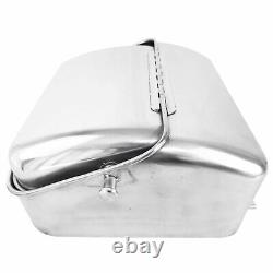 RV Camper Caravan Folding Sink Stainless Steel Trailer Hand Wash Basin+ Faucet