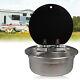 Rv Caravan Camper 304 Stainless Steel Hand Wash Basin Kitchen Sink With Lid Faucet