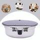 Rv Caravan Camper Sink Stainless Steel Hand Wash Round Basin With Lid & Faucet
