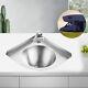Rv Kitchen Stainless Steel Corner Triangular Sink Wash Basin Container With Faucet