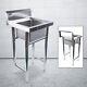Stainless Steel Kitchen Sink For Commercial Hand Wash Basin Mop Sinks With Legs