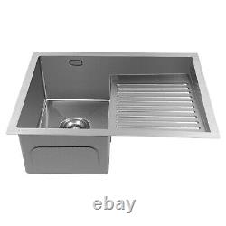 Stainless Steel Laundry Sink Wash Basin With Washboard Laundry Utility Sink