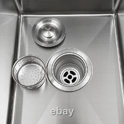 Stainless Steel Laundry Sink Wash Basin With Washboard Laundry Utility Sink