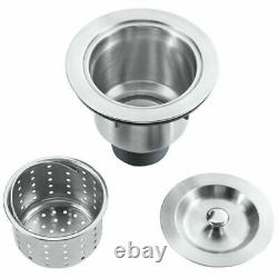 Stainless Steel Washing Basin Double/Single Bowl Undermount Kitchen Sink Faucet