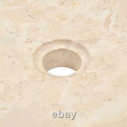 Tidyard Bathroom Vessel Sink Marble Above Counter Wash Basin for Lavatory, V4Q1