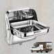 Trailer Rv Camper Caravan Ss304 Folding Sink Hand Wash Basin With Water Faucet