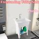 Utility Laundry Sink Wash Tub Dog Garage Heavy Duty Basement Worksite Basin Pp