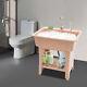 Utility Sink Laundry Tub Freestanding Sink Wash Station Basin With Storage Shelf