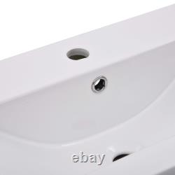 Wash Basin Built-in Sink Vanity Sink Bathroom Basin Bath Sink Ceramic vidaXL