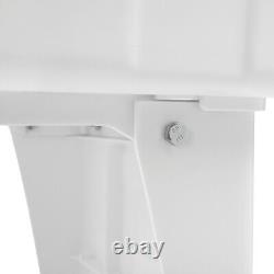 White Utility Sink Laundry Tub Freestanding Sink Wash Station with Faucet Home