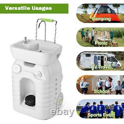 Yescom Hand Wash Station Portable Wash Sink Basin Stand 12 Gallon 45L Camping