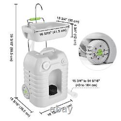 Yescom Hand Wash Station Portable Wash Sink Basin Stand 12 Gallon 45L Camping